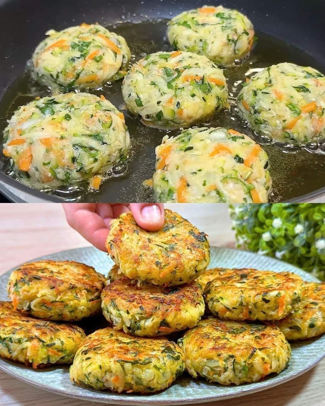 Recipe for Zucchini and Potato Patties