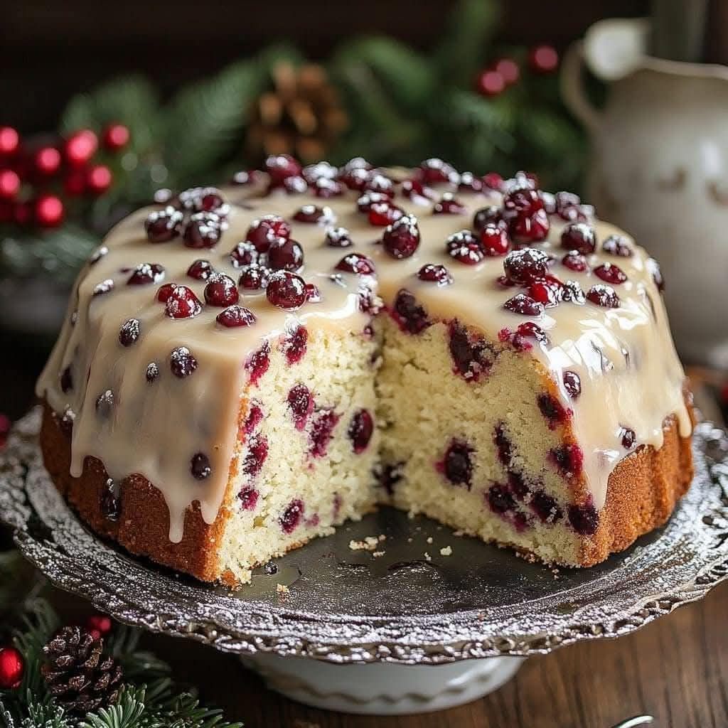 Christmas Cranberry Pound Cake: A Festive Holiday Dessert