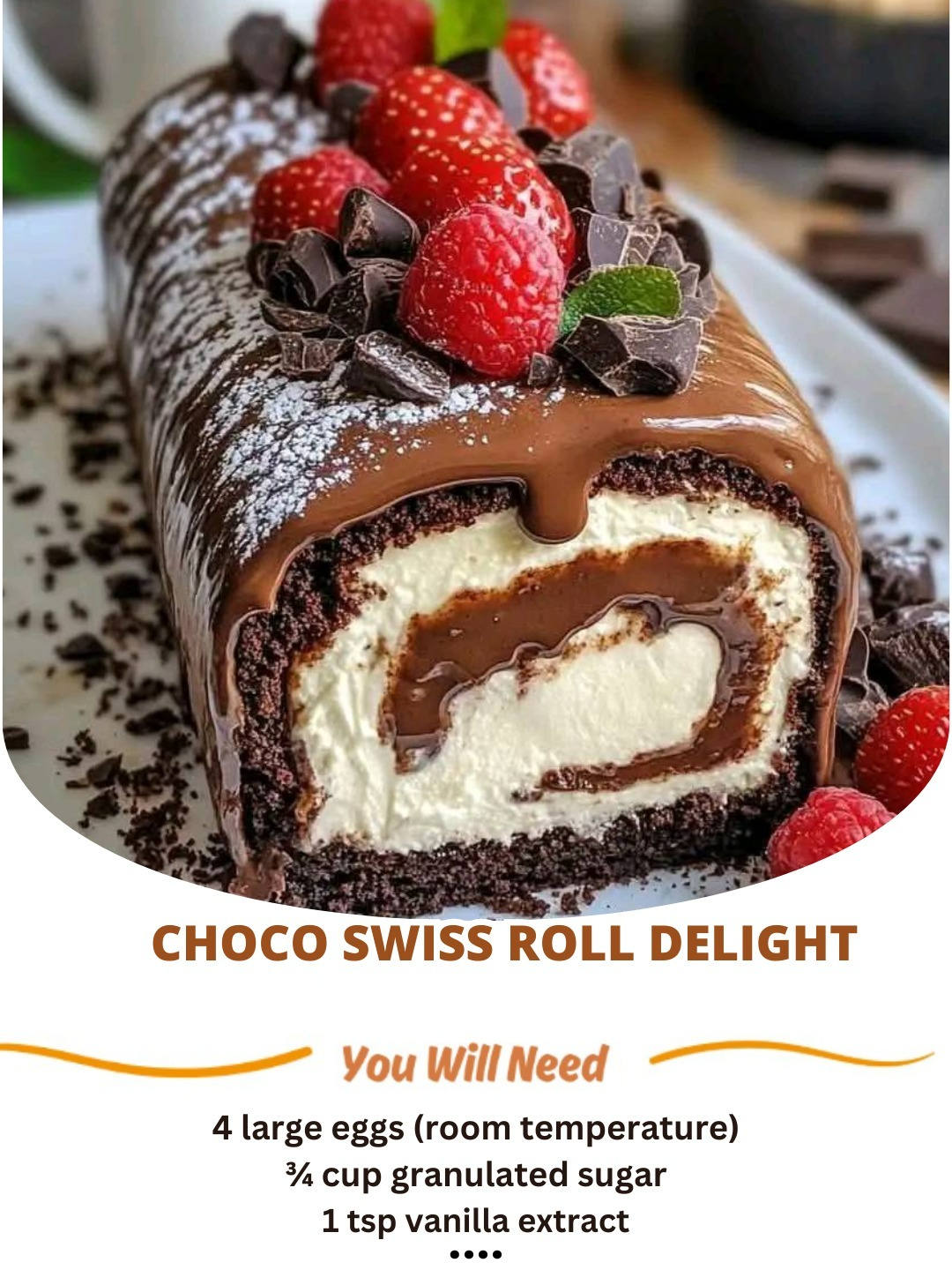 Choco Swiss Roll Delight: A Decadent Chocolate Treat 