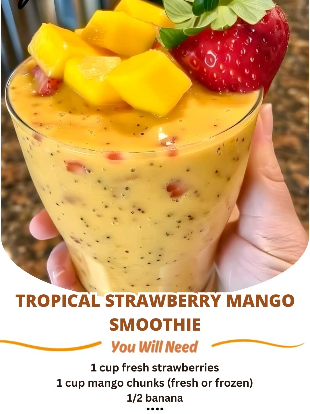 Tropical Strawberry Mango Smoothie: A Refreshing, Creamy, and Nutrient-Packed Drink 