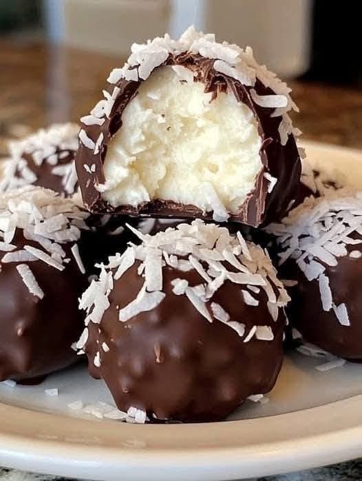 No Bake Coconut Cream Balls