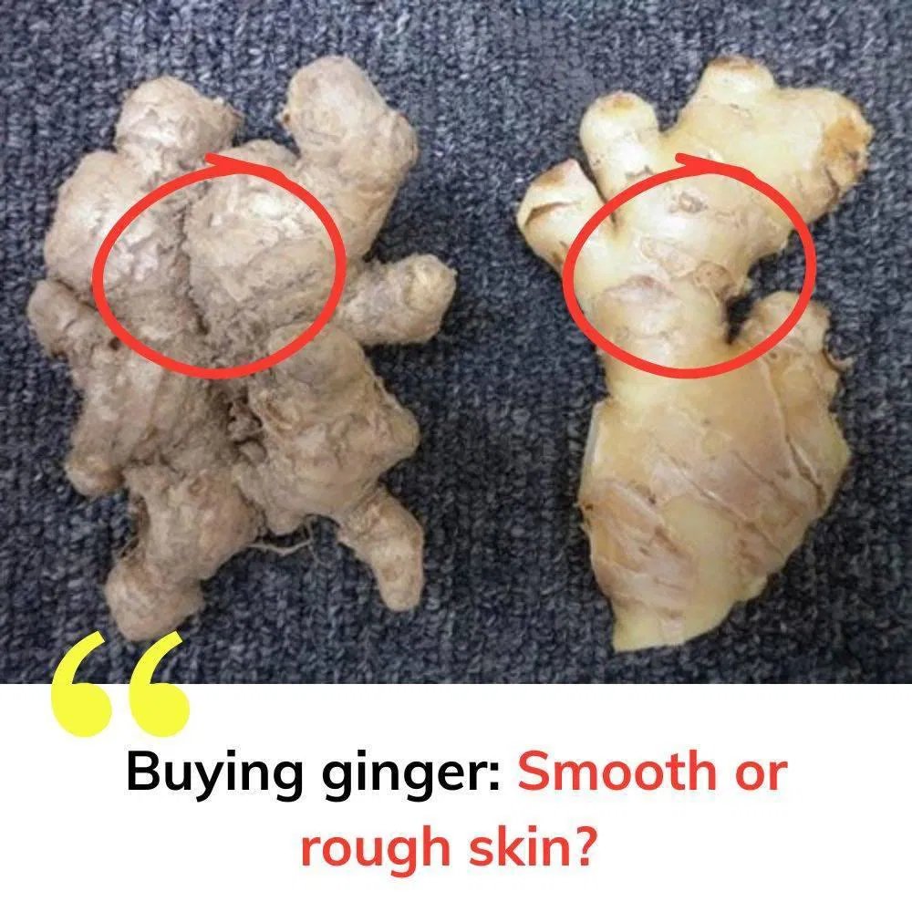 Buying Ginger: Smooth or Rough Skin?