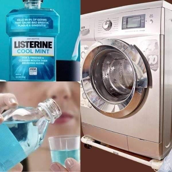 Mouthwash in the washing machine, the unthinkable secret of grandmothers: One dreams of so much laundry