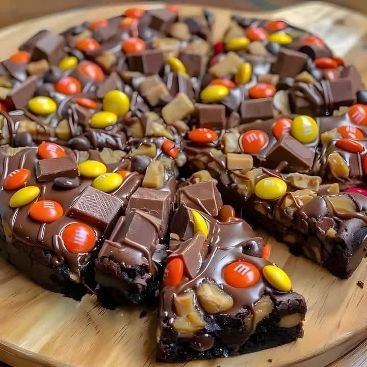 Brownie Lover’s Peanut Butter Pizza 