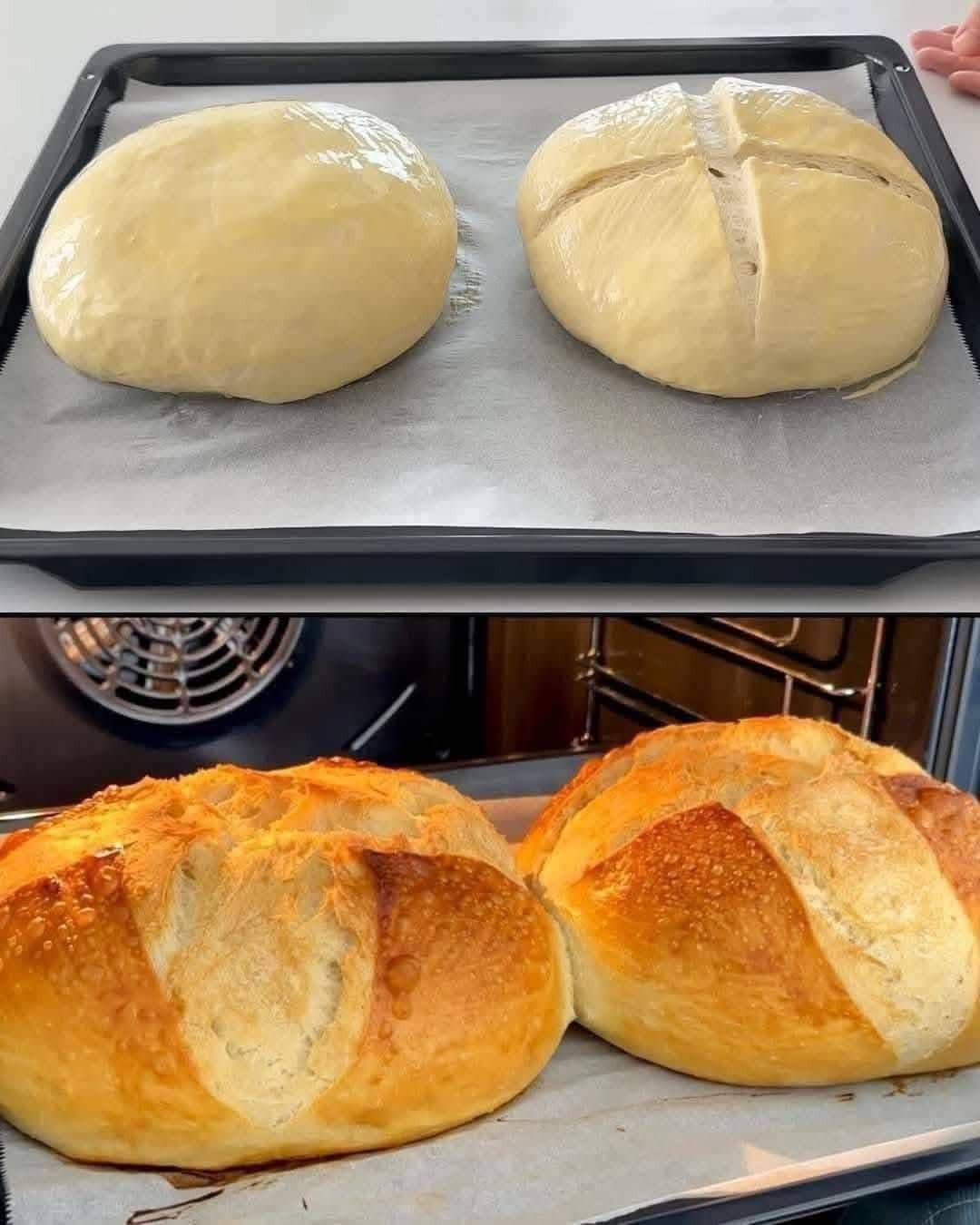 Traditionelles Rezept für selbstgebackenes Brot