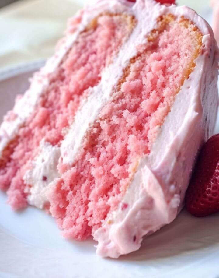 Best Homemade Strawberry Cake