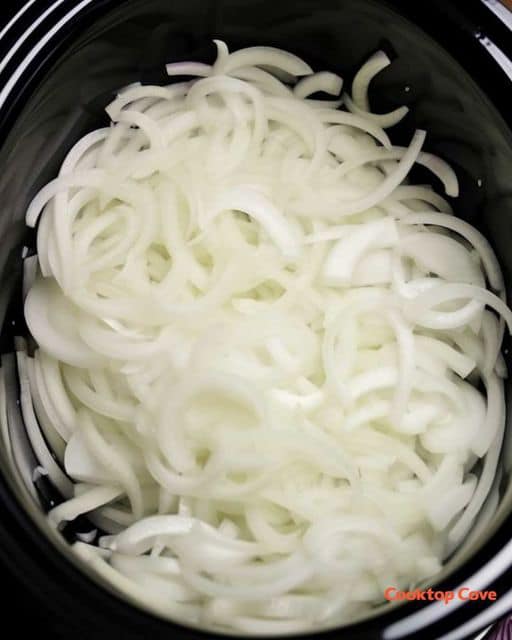 Mom dumps 3 lbs of onions in slow cooker overnight, makes irresistible meal