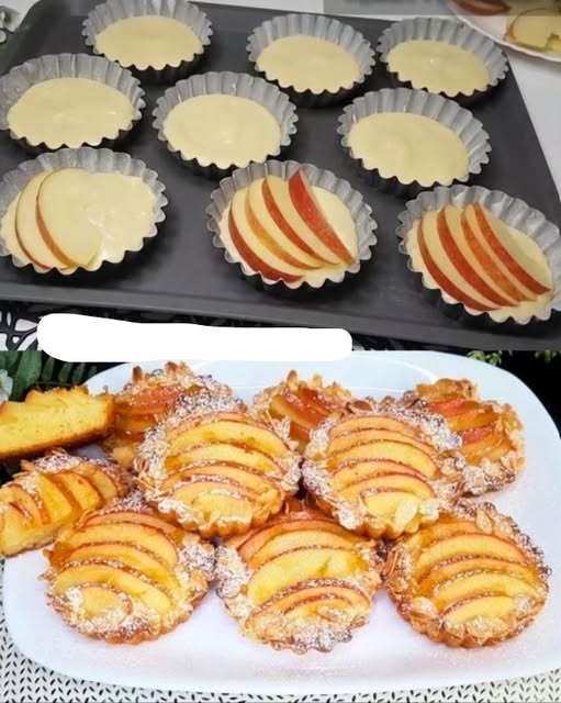 Rezept für Apfel-Mandel-Muffins