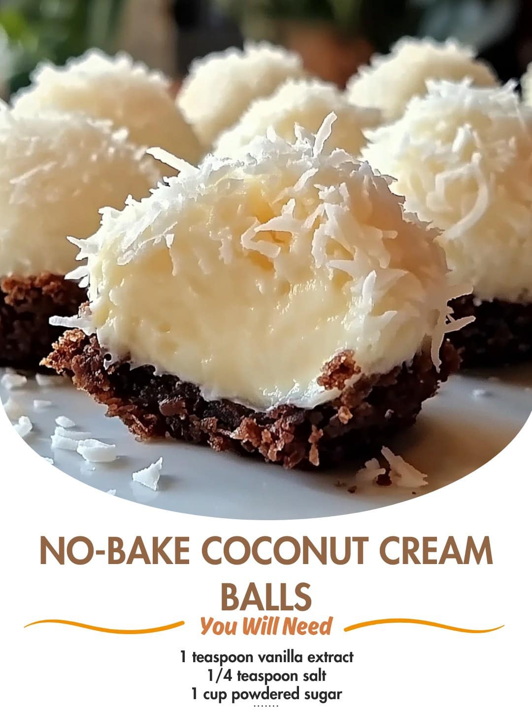 No-Bake Coconut Cream Balls Delicious