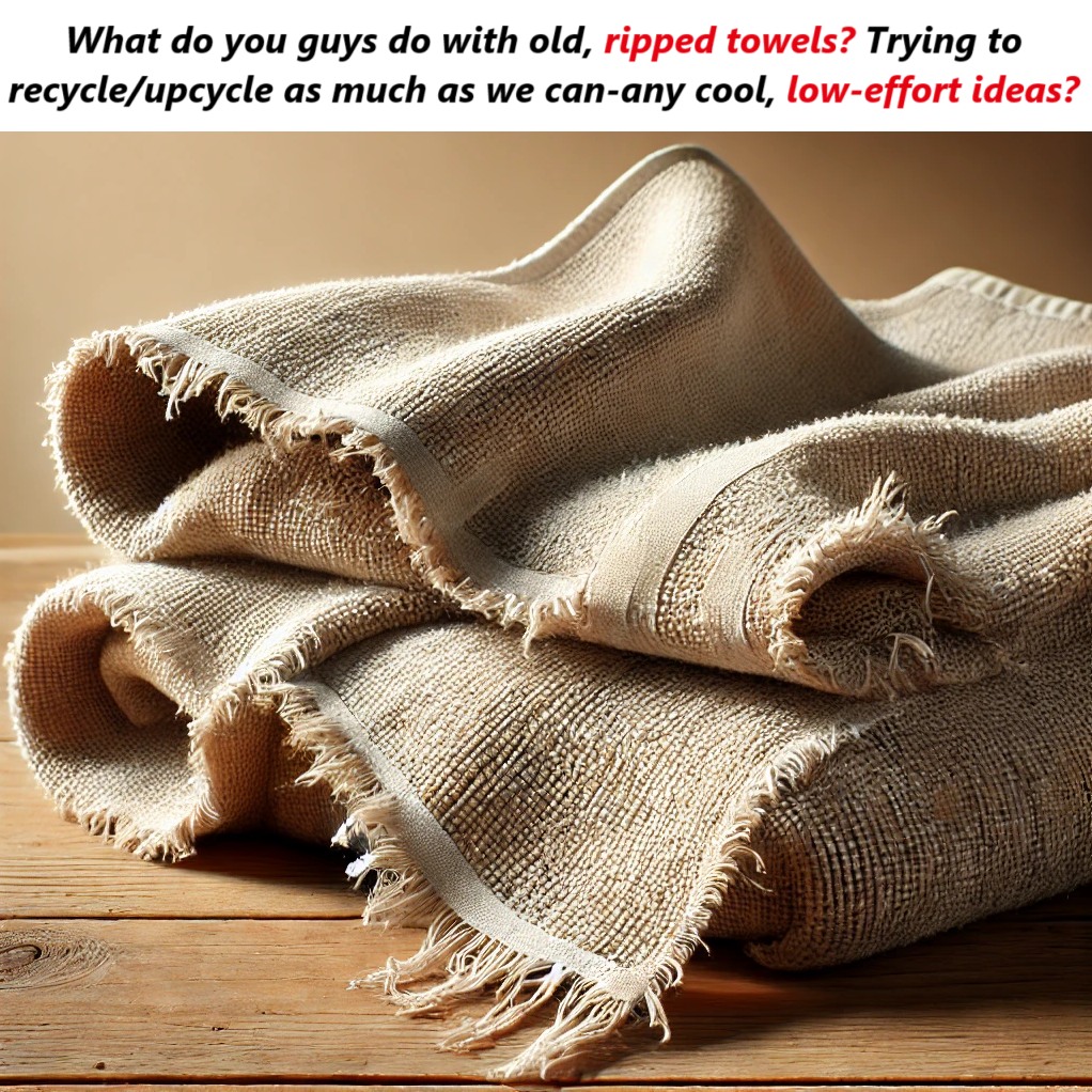 Genius Hacks for Upcycling Old, Ripped Towels: Eco-Friendly Tips for Your Home & KitchenGenius Hacks for Upcycling Old, Ripped Towels: Eco-Friendly Tips for Your Home & Kitchen