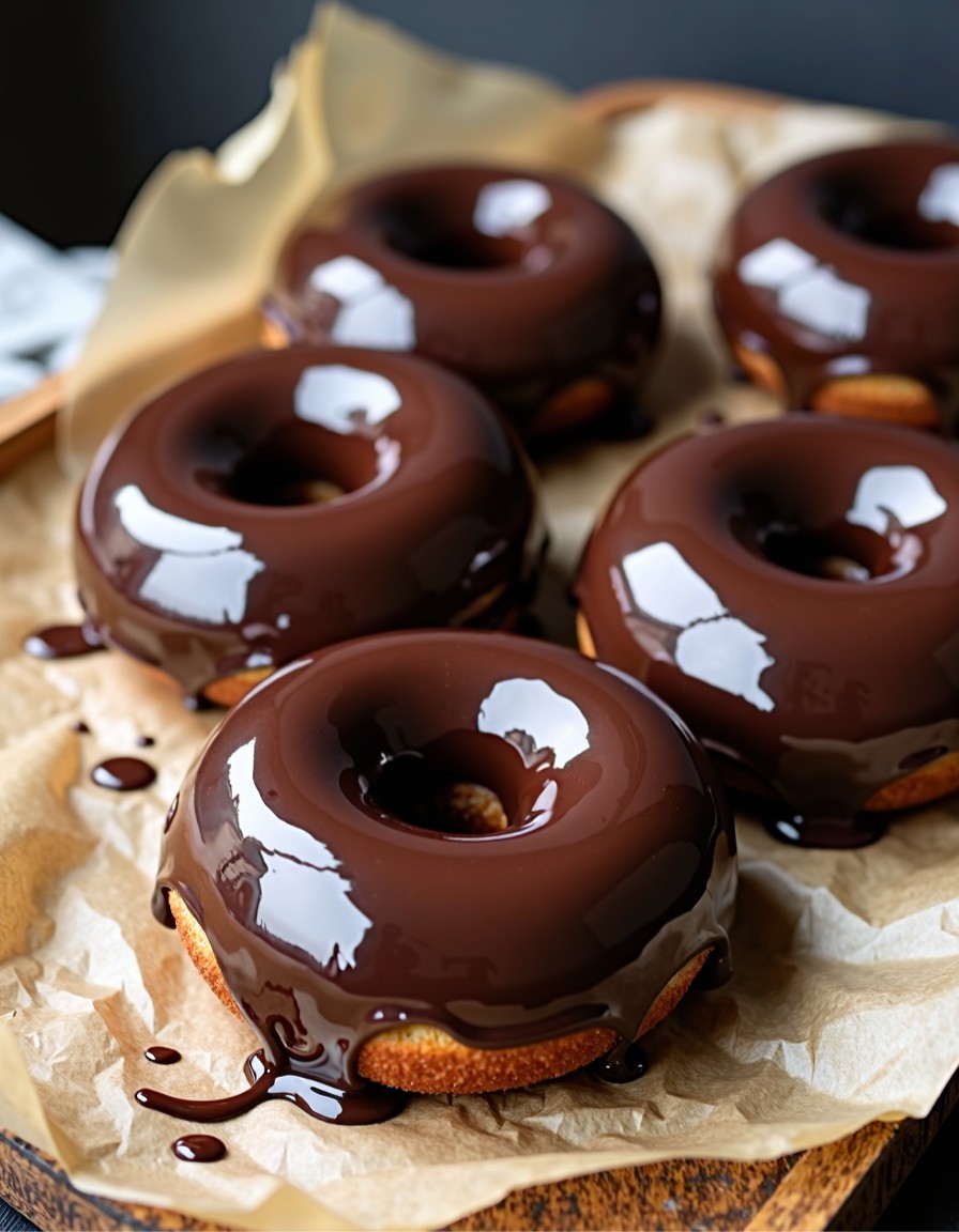 Sugar and Chocolate Donuts.