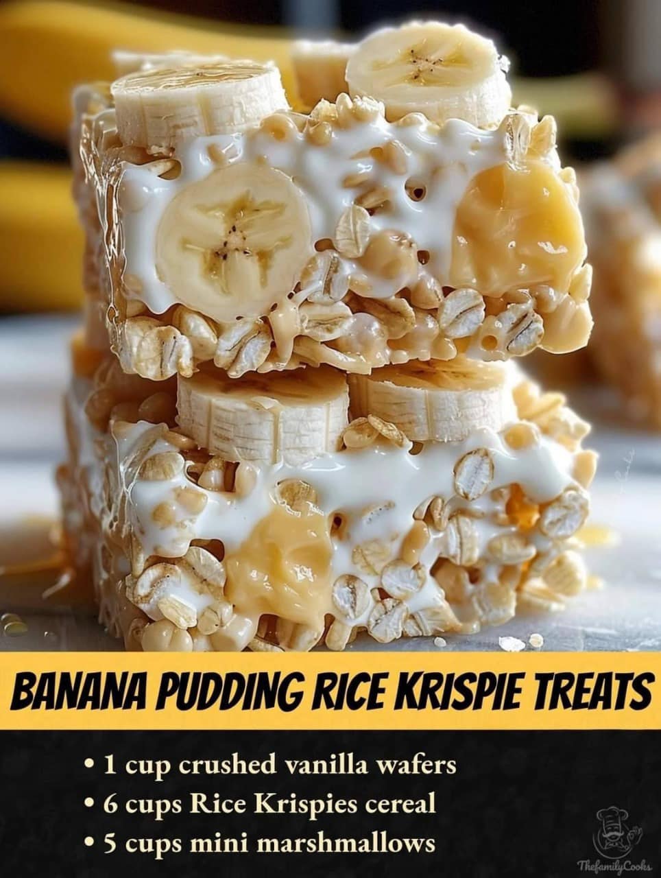 Banana Pudding Rice Krispies