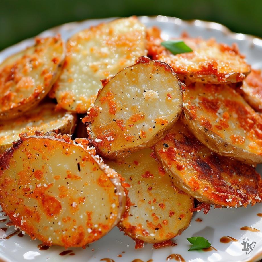 Crispy Crunchy Parmesan Potatoes