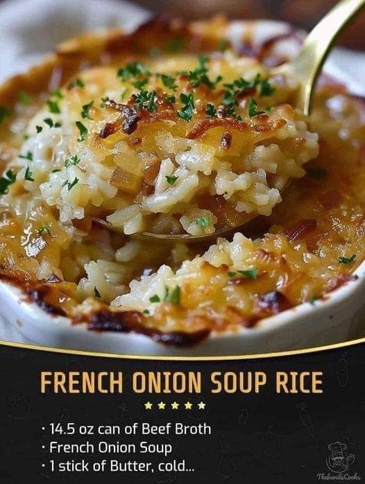 French Onion Soup Rice