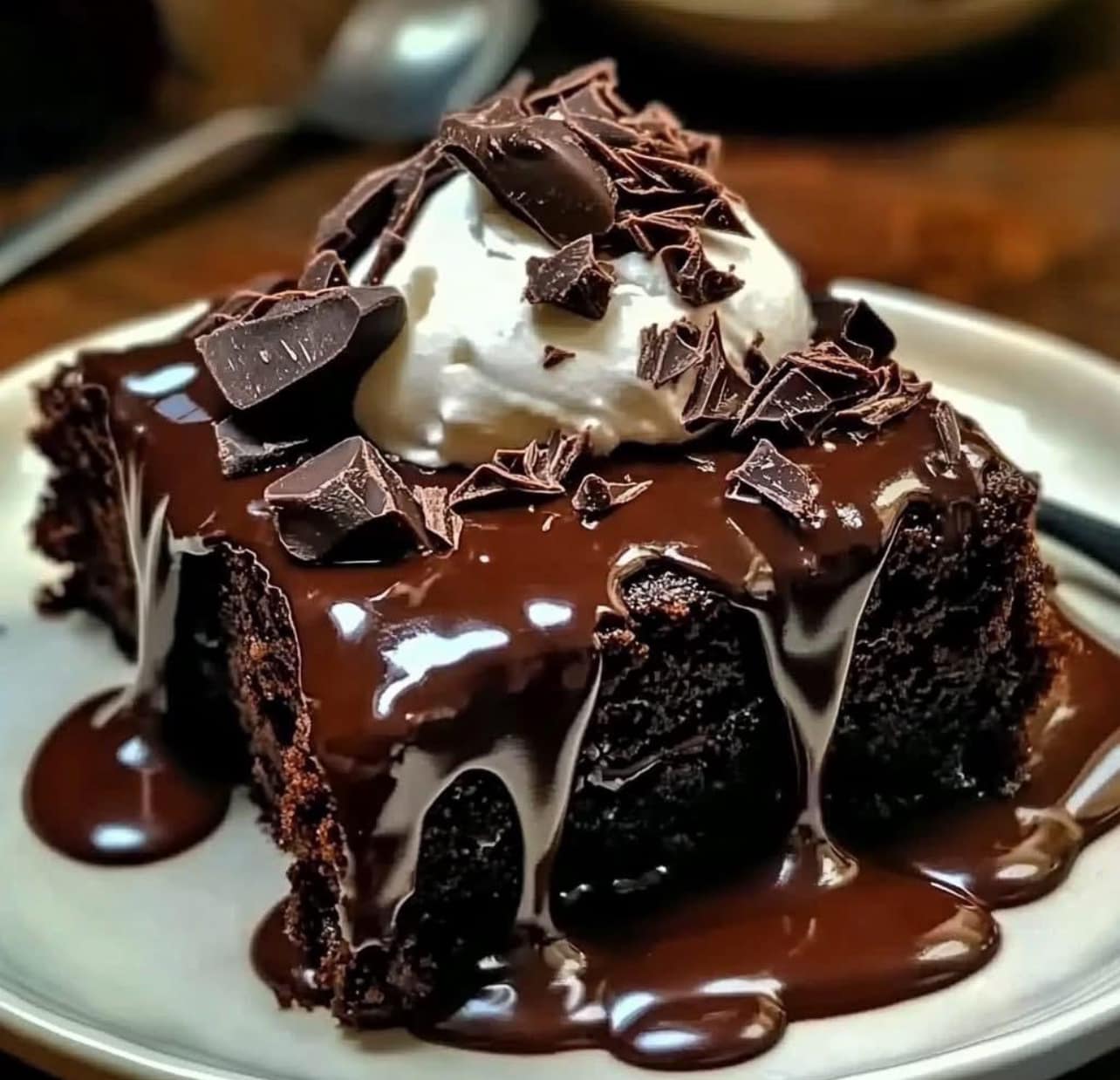 Hot Fudge Chocolate Pudding Cake