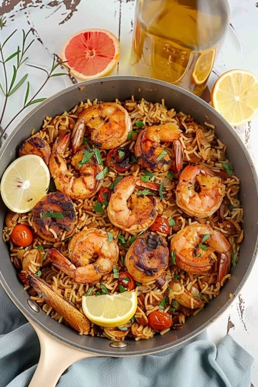 discover the flavors of Authentic Chicken, Shrimp and Sausage Jambalaya