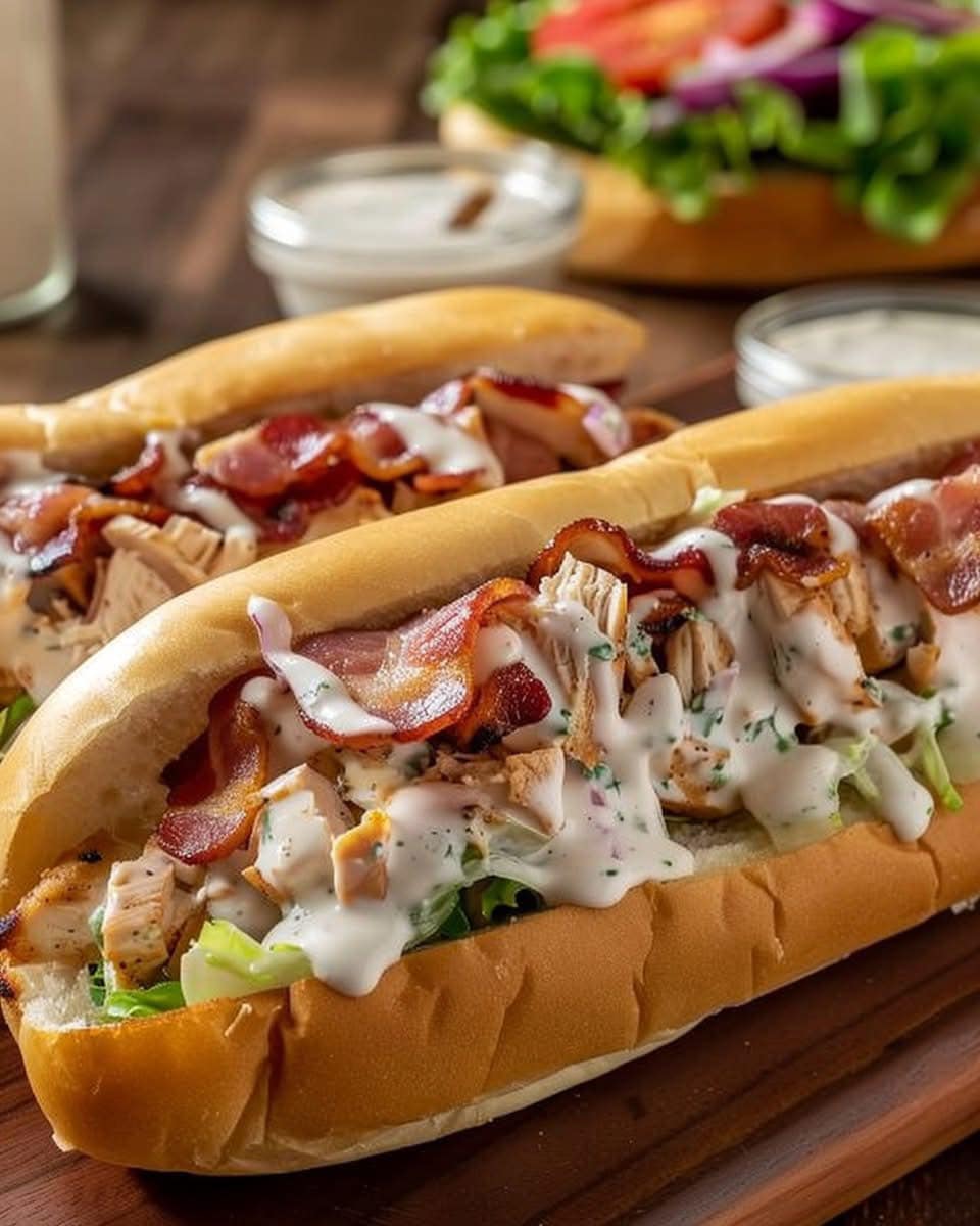 Chopped Chicken Bacon Ranch Sub