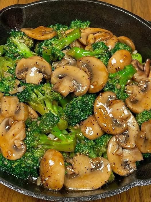 Broccoli and Mushroom Stir Fry