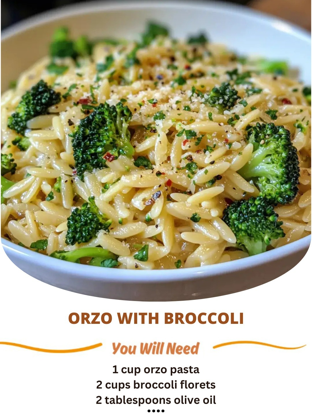 Creamy Parmesan Orzo with Broccoli: A Rich, Comforting One-Pan Dish! 