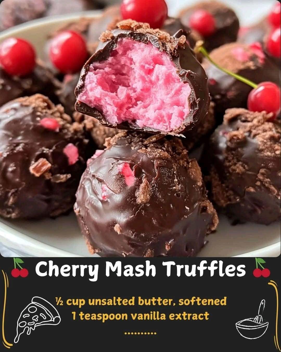  Cherry Mash Truffles 