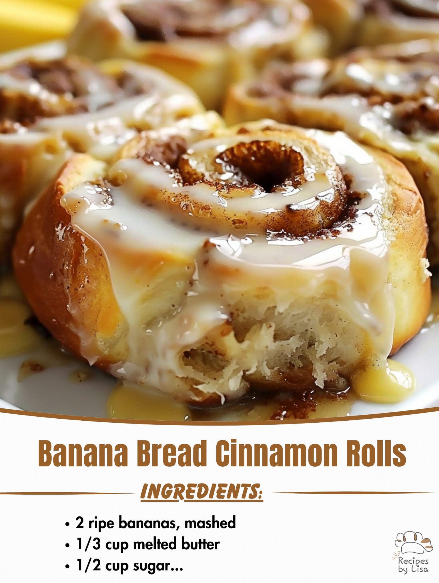  Banana Bread Cinnamon Rolls 