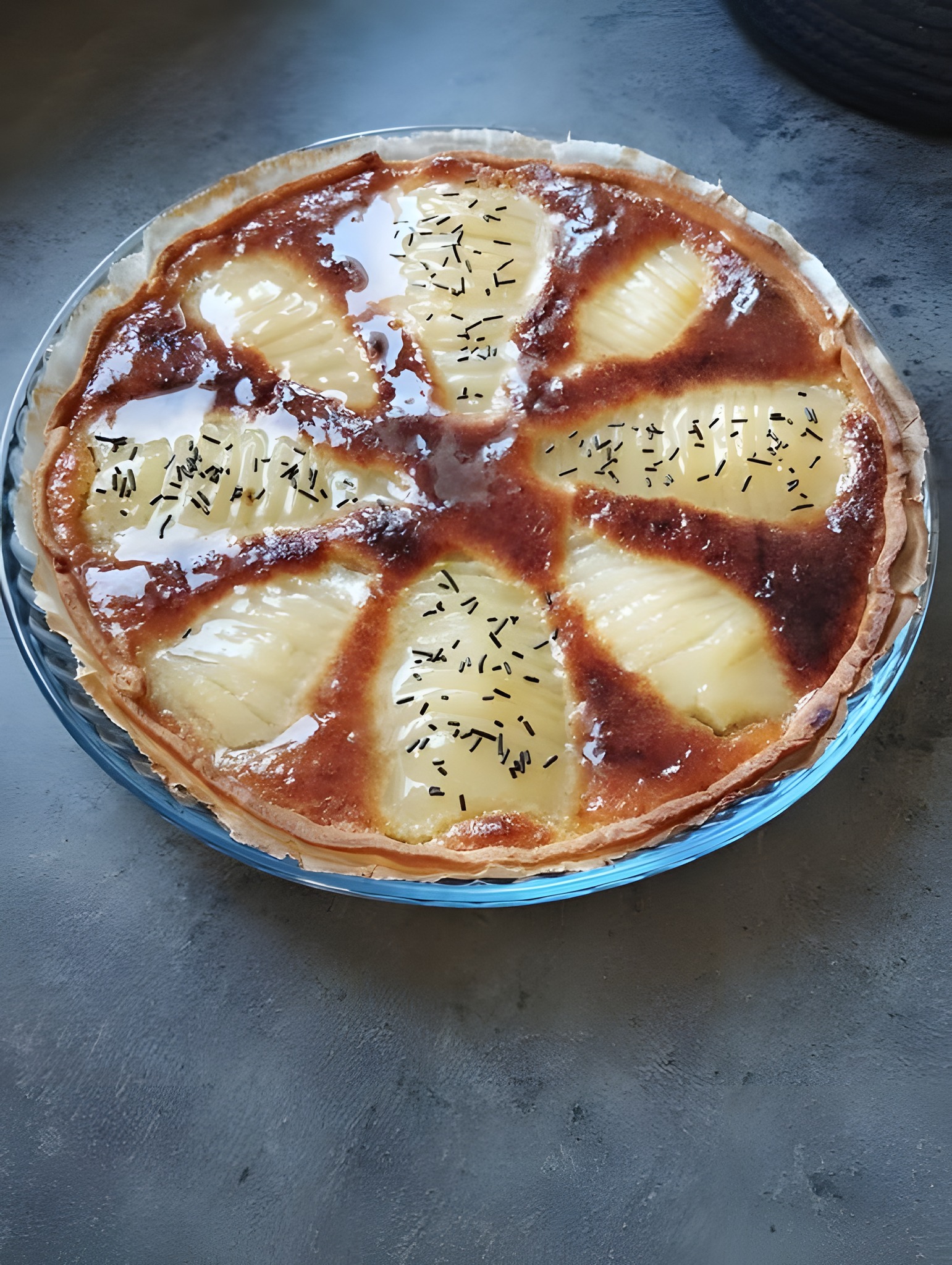 Pear Tart with Almond Cream (Tarte Bourdaloue) 🍰