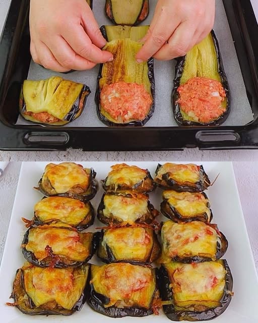 Eggplant rolls: a quick and easy main course!