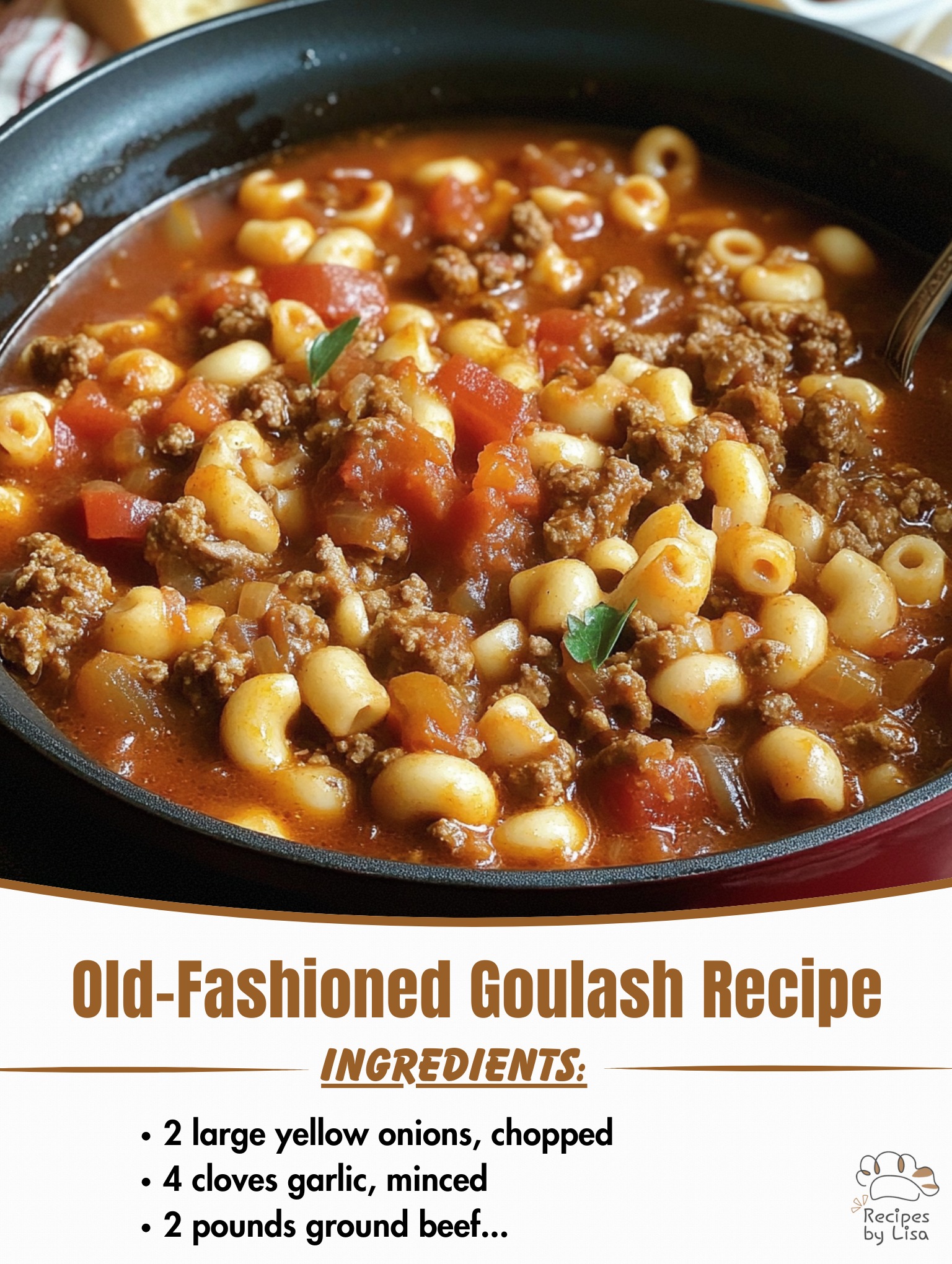 Old-Fashioned Goulash Recipe