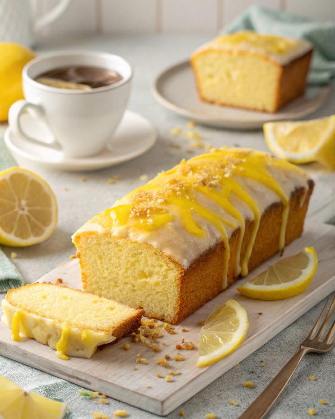  Moist, zesty, and bursting with lemon flavor