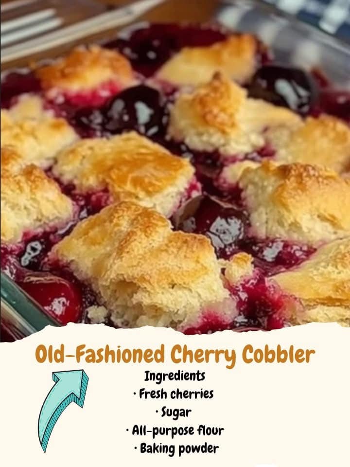 Old-Fashioned Cherry Cobbler