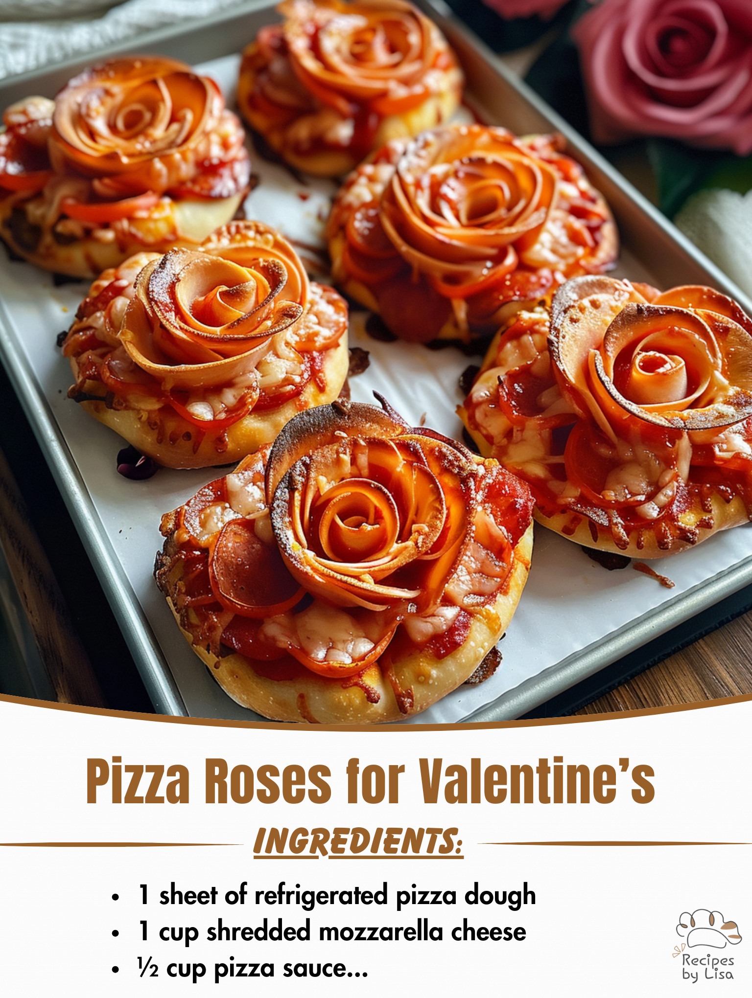 Pizza Roses for Valentine’s 