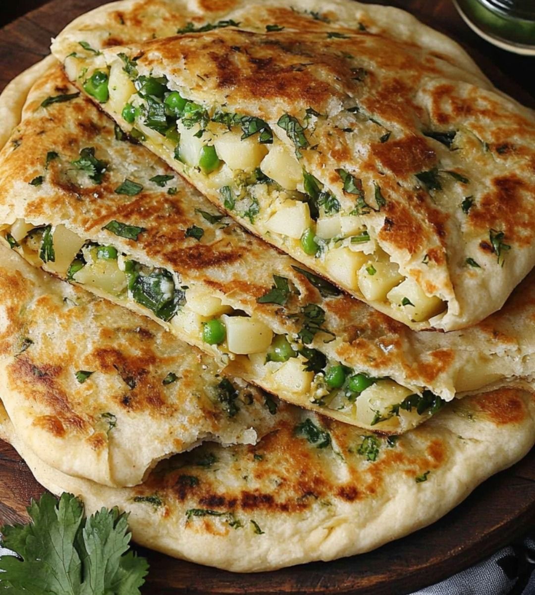 Potato Stuffed Flatbread