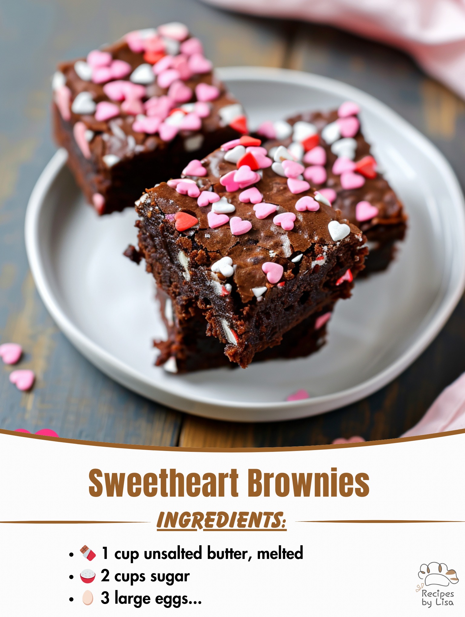 Sweetheart Brownies 