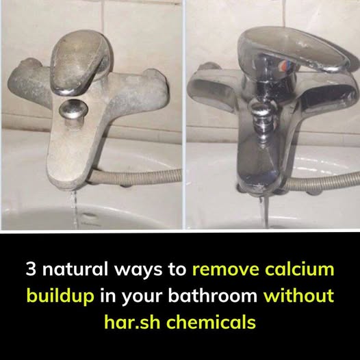 3 Natural Ways to Remove Calcium Buildup in Your Bathroom