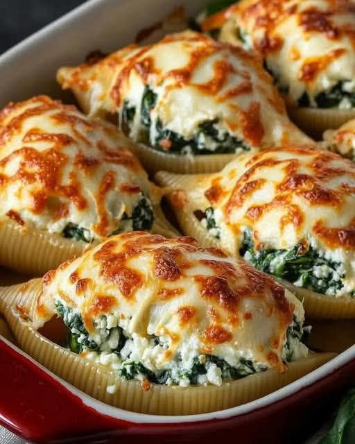 Ricotta and Spinach Stuffed Shells