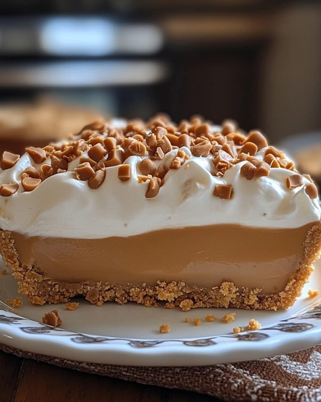 No-Bake Butterscotch Pie