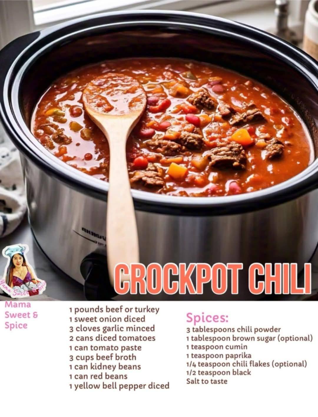 Crockpot Chili Recipe