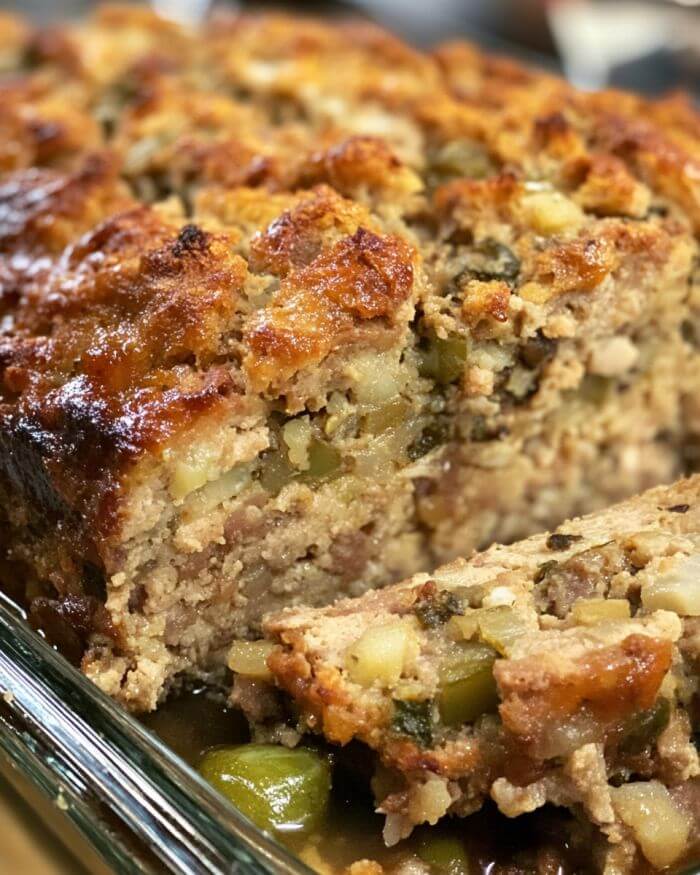 Turkey Stuffing Meatloaf