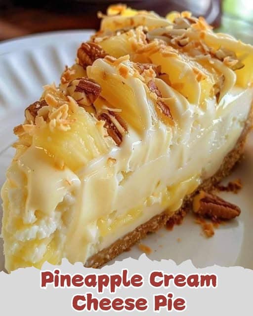 Pineapple Cream Cheese Pie