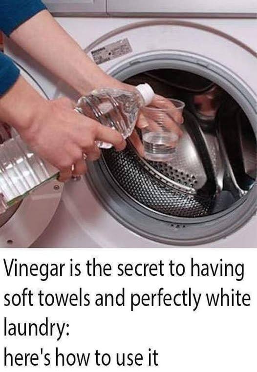 Here’s How to Use Vinegar Correctly to Whiter Whites and Softer Towels