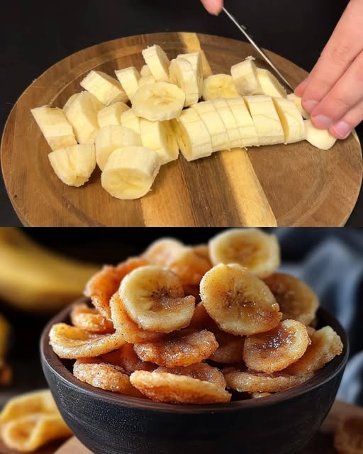 Crispy Cinnamon Banana Chips