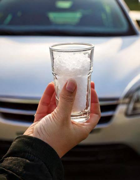 Put a glass of salt in your car. This is a vital hack every driver should know. Cop told me about this