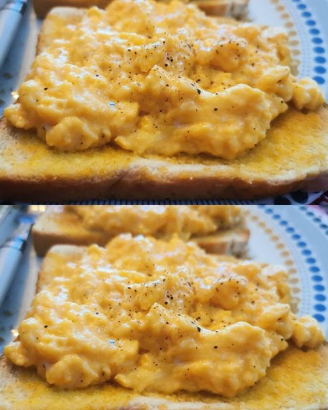 hack for making the most perfect scrambled eggs