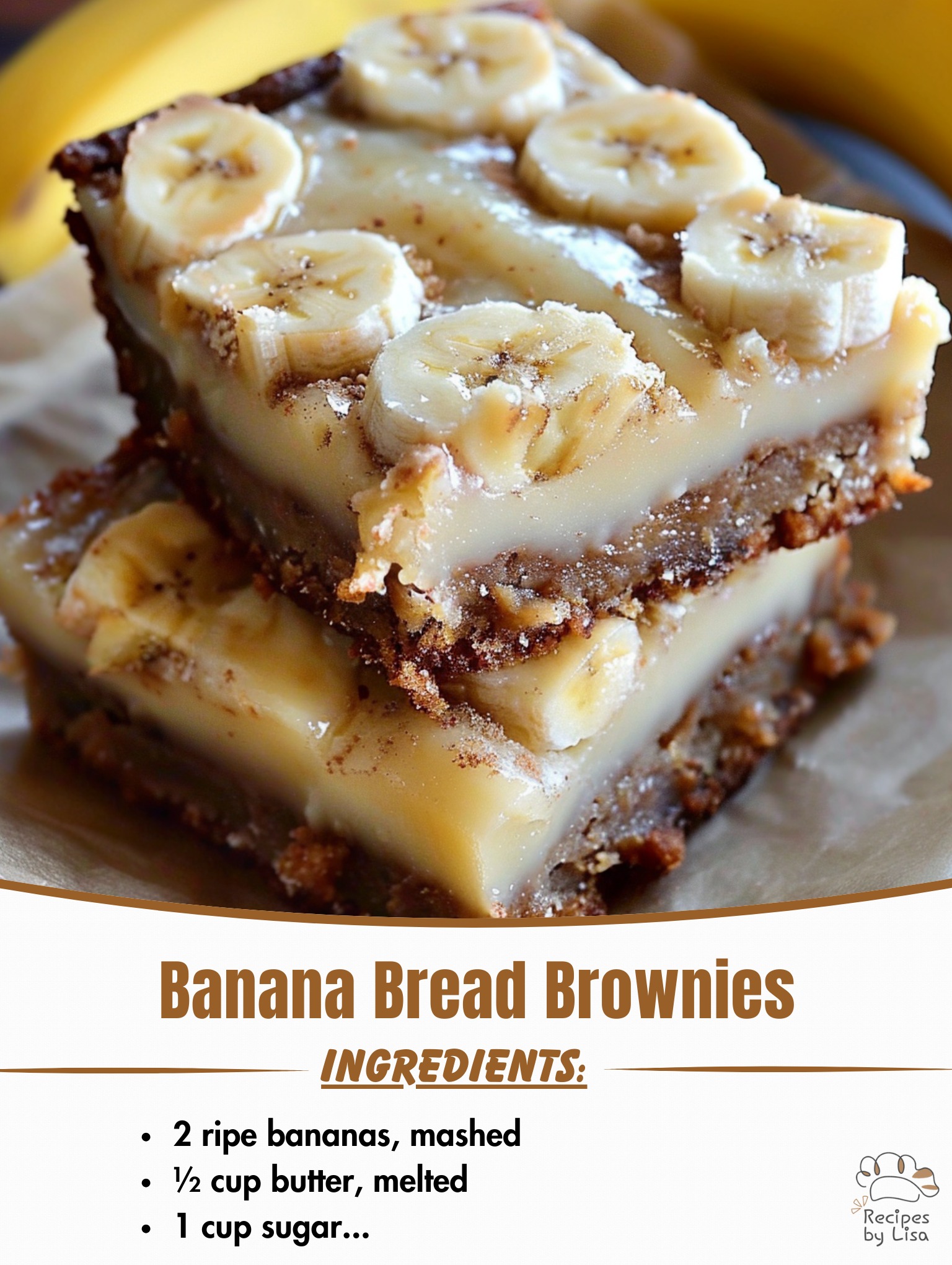 Banana Bread Brownies