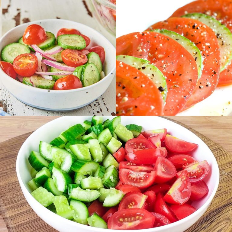 Eat This Cucumber and Tomato Salad for Dinner and Lose 6 Kilograms in a Week!