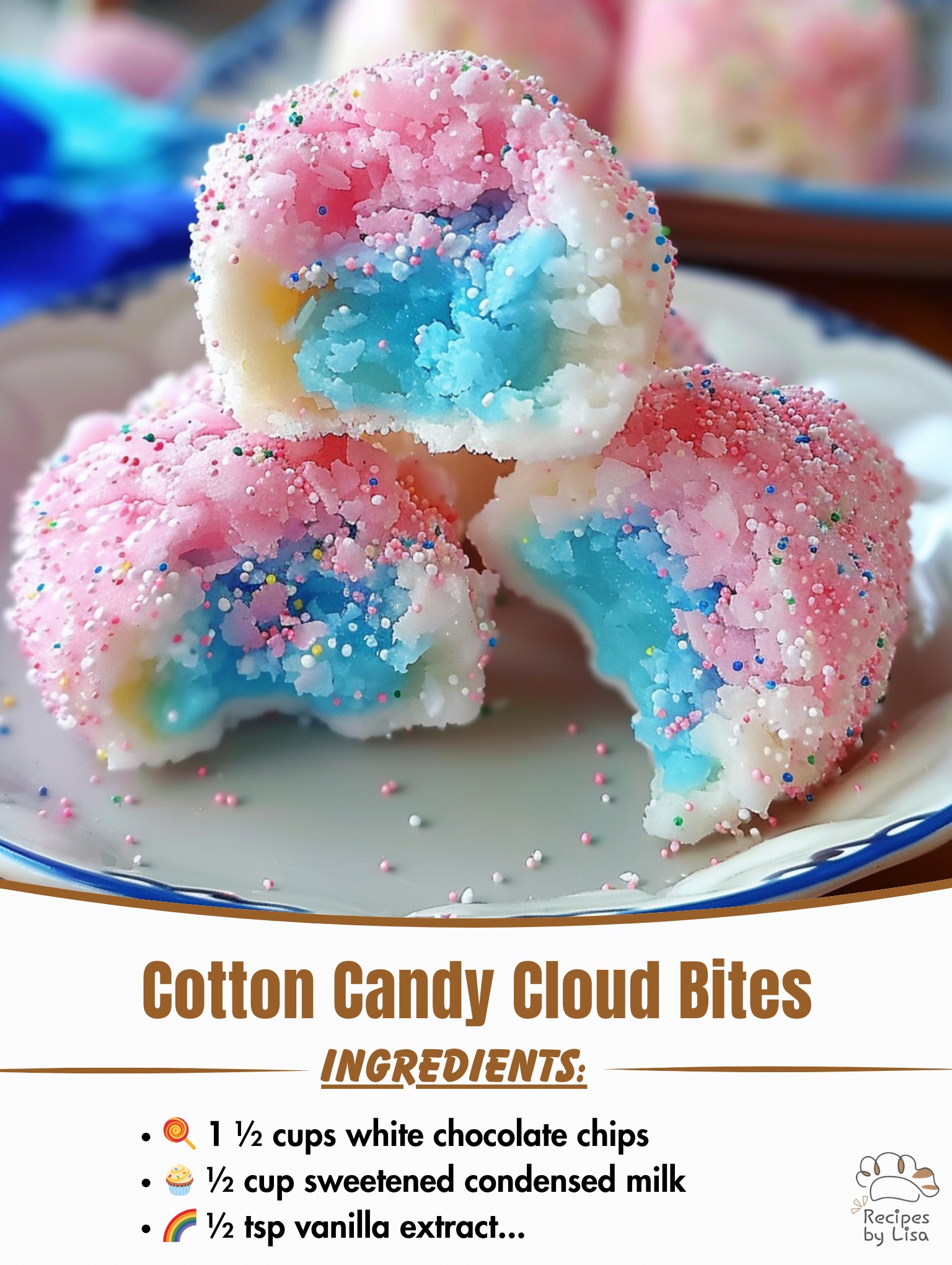 Cotton Candy Cloud Bites 