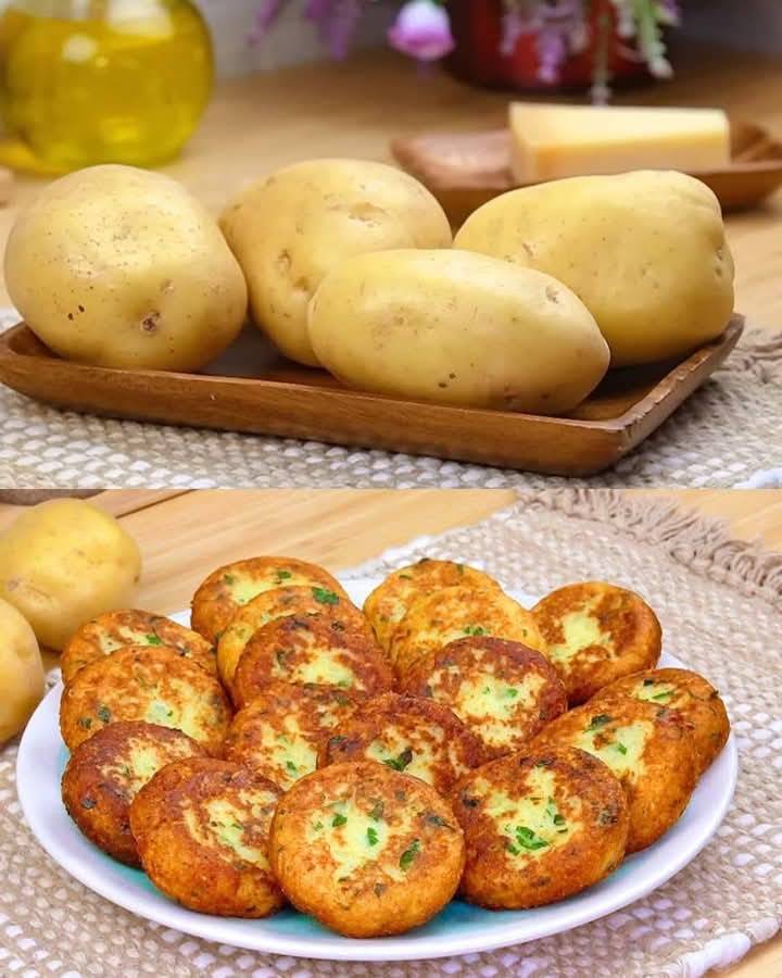 Just potatoes, and all the neighbors will ask for the recipe! delicious and easy to cook!