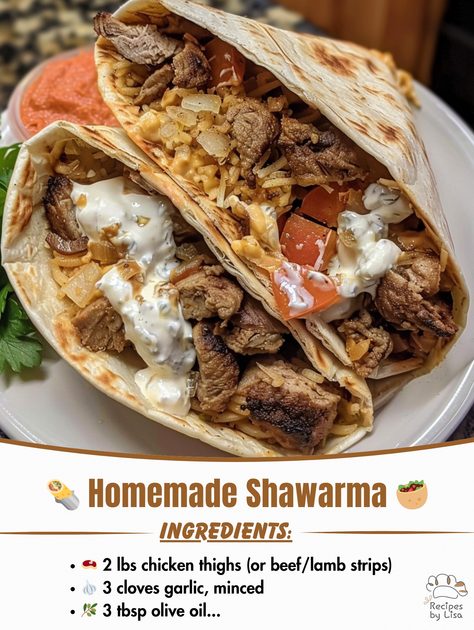 Homemade Shawarma