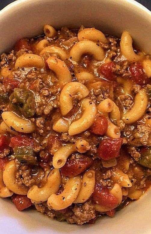 “This is the best goulash recipe. One of my childhood favorites that I still make!!!