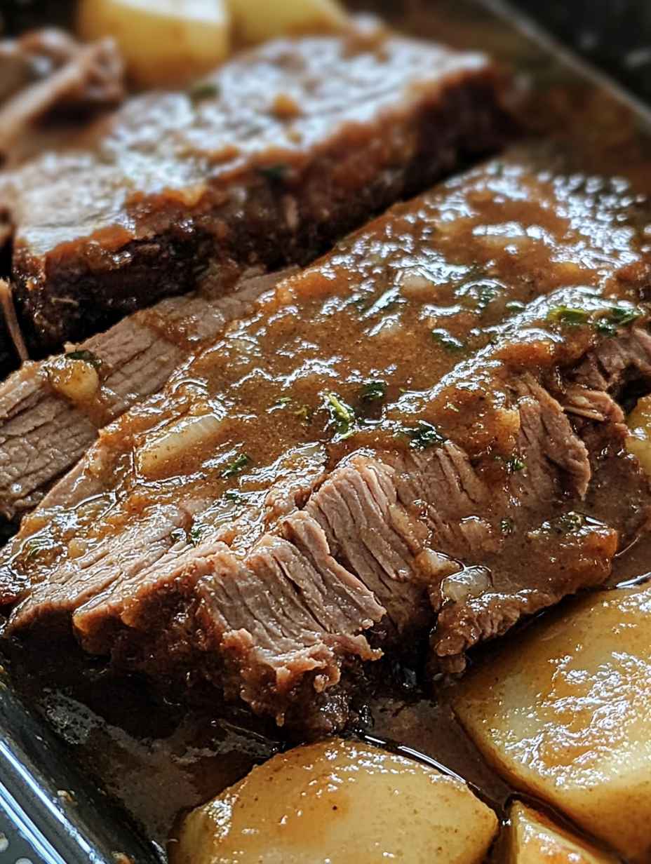 Easy 3 Packet Slow Cooker Pot Roast